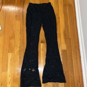 Lace Flare Pants